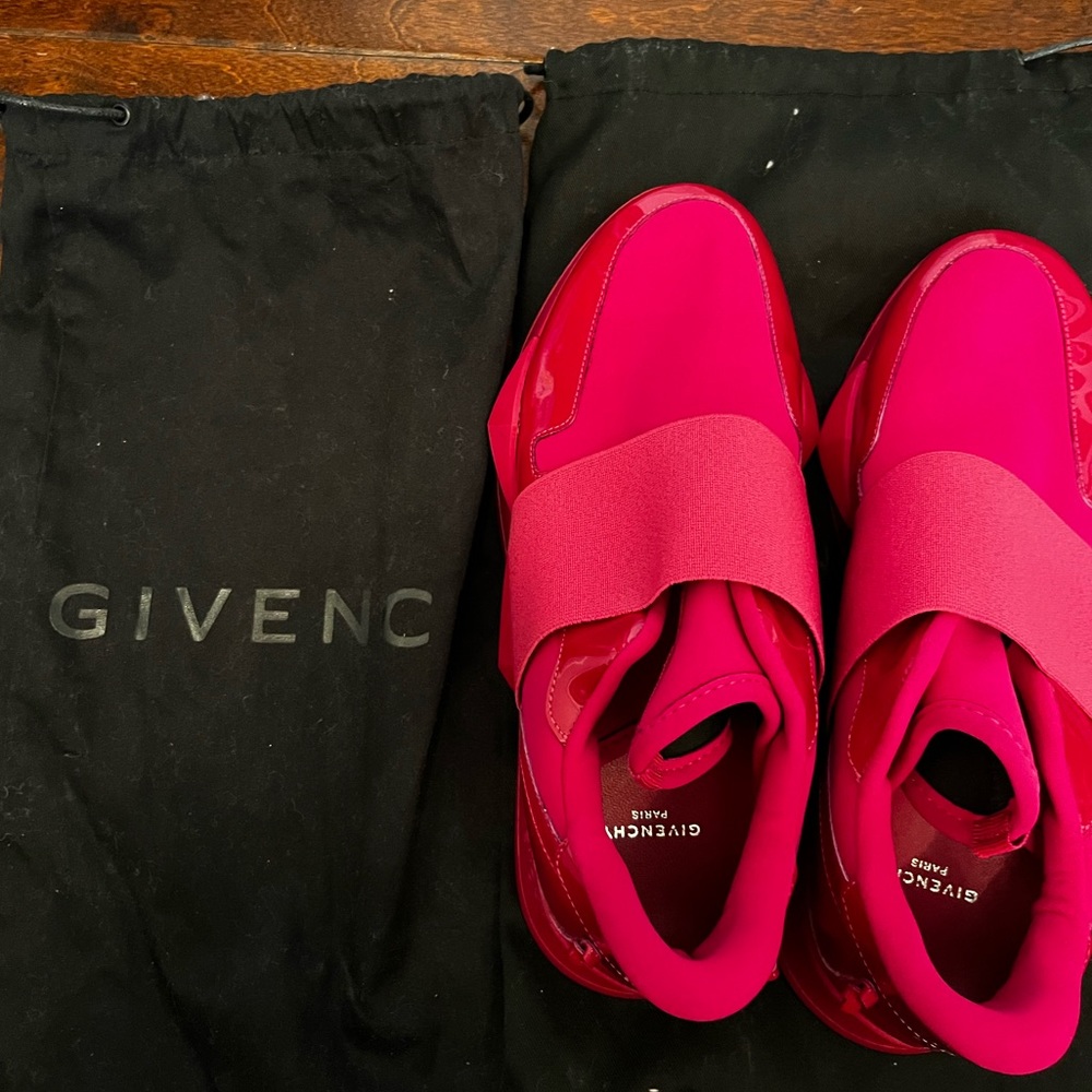 HOT PINK GIVENCHY SNEAKERS
